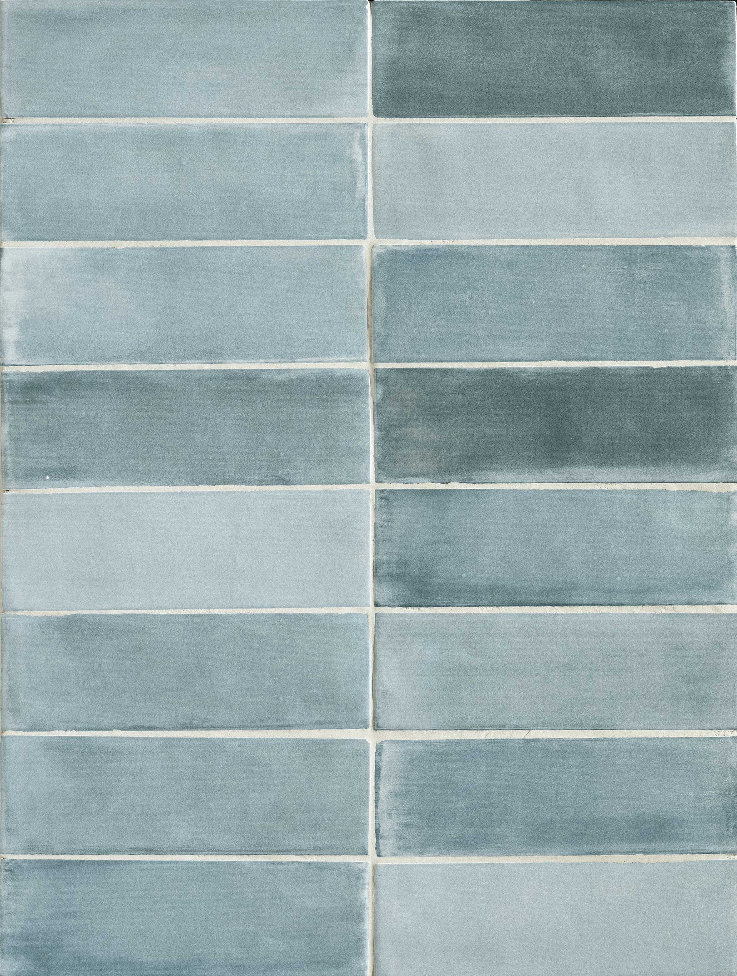 Pastello Cornflower Matt Metro Tiles Decorative Quorn Stone