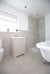 Hambleton Ivory Tumbled Effect Porcelain Bathroom Tiles##600x400x10mm