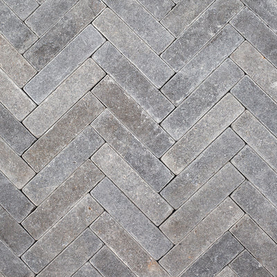 herringbone brick paving