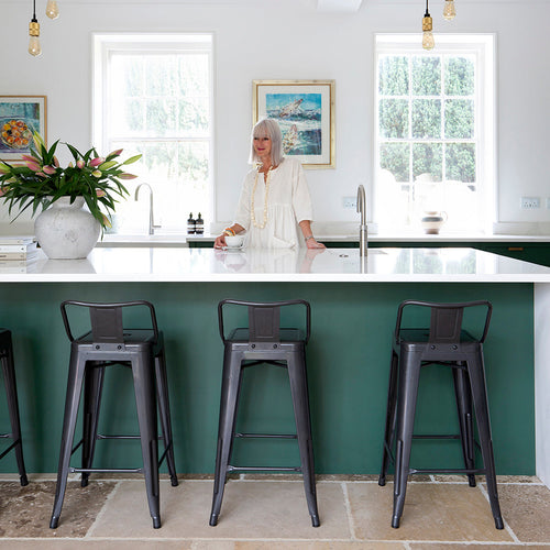 Step Inside a Renovated Manor House with Loire French Limestone Flooring