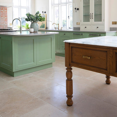 Tuscany Tumbled Beige Kitchen Tile Ideas