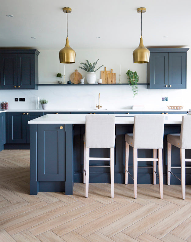 Herringbone Wood Effect Tiles