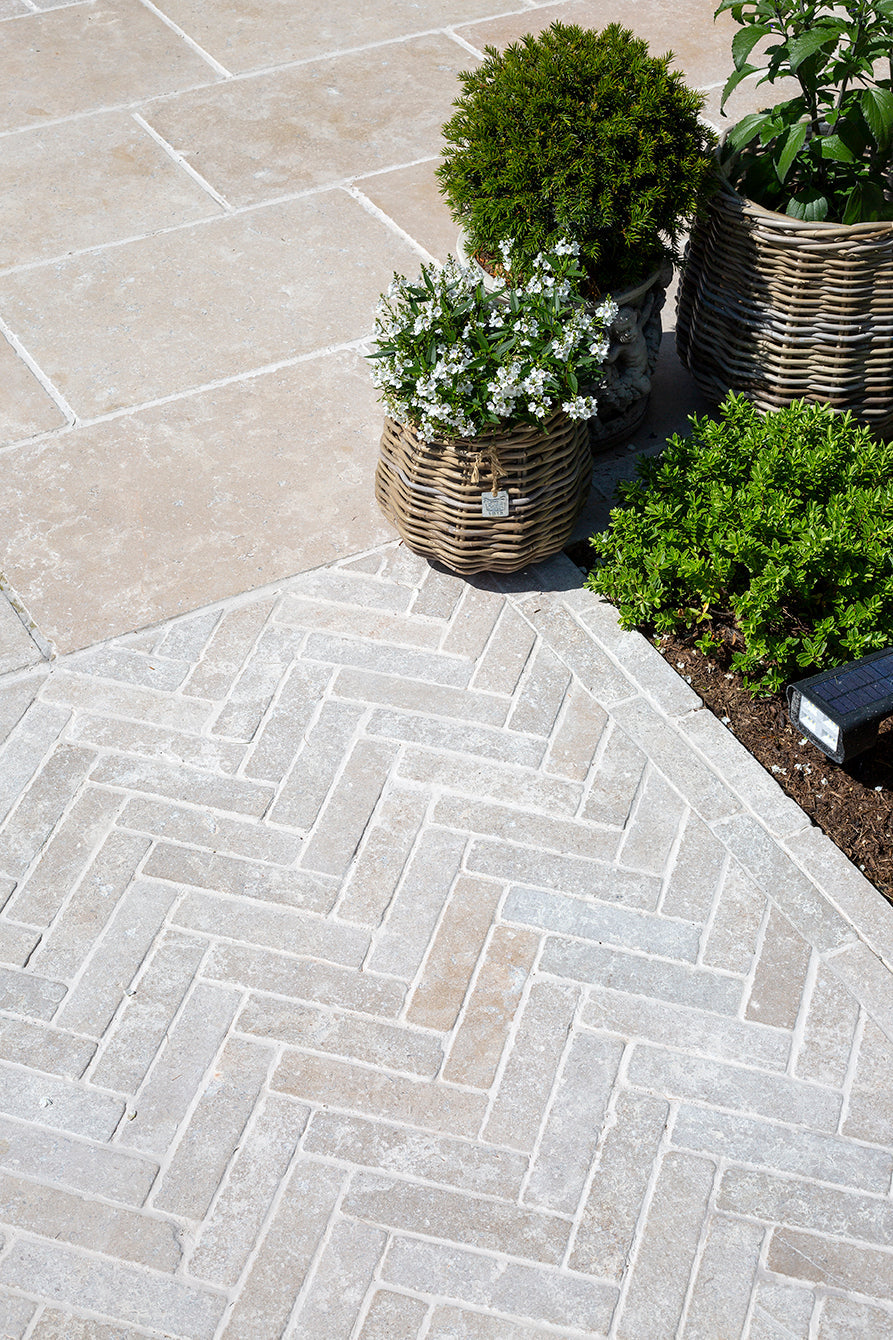 Herringbone Paving
