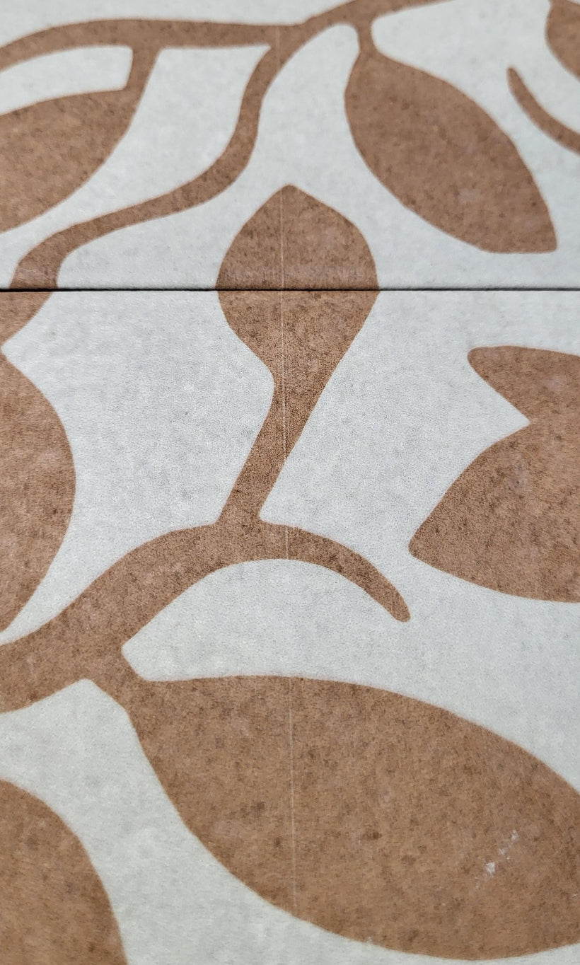 Botanical Coral Decorative Patterned Tiles - Second Selection