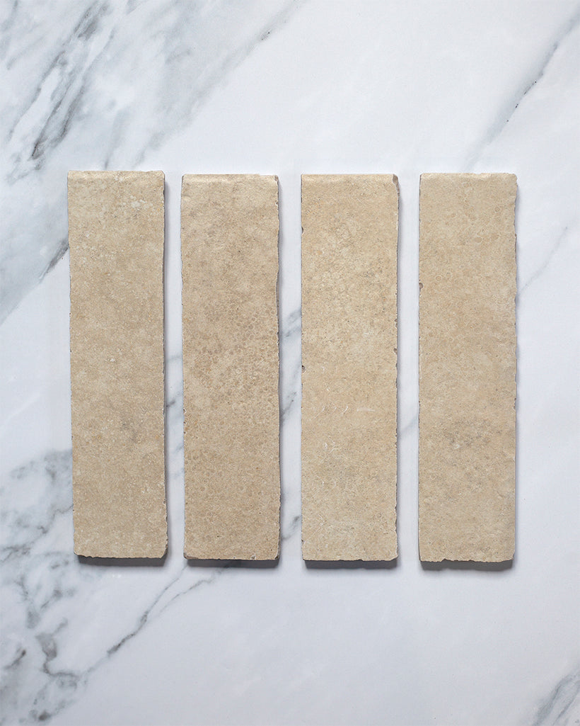Alnwick Beige Rustic Edge Porcelain Brick Tiles