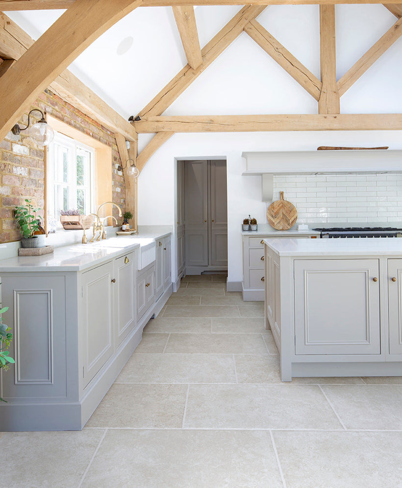 Alnwick Ivory Stone Effect Porcelain Tiles