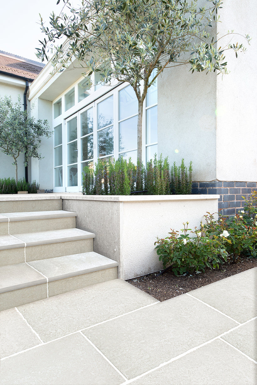 Alnwick Ivory Stone Effect Porcelain Paving