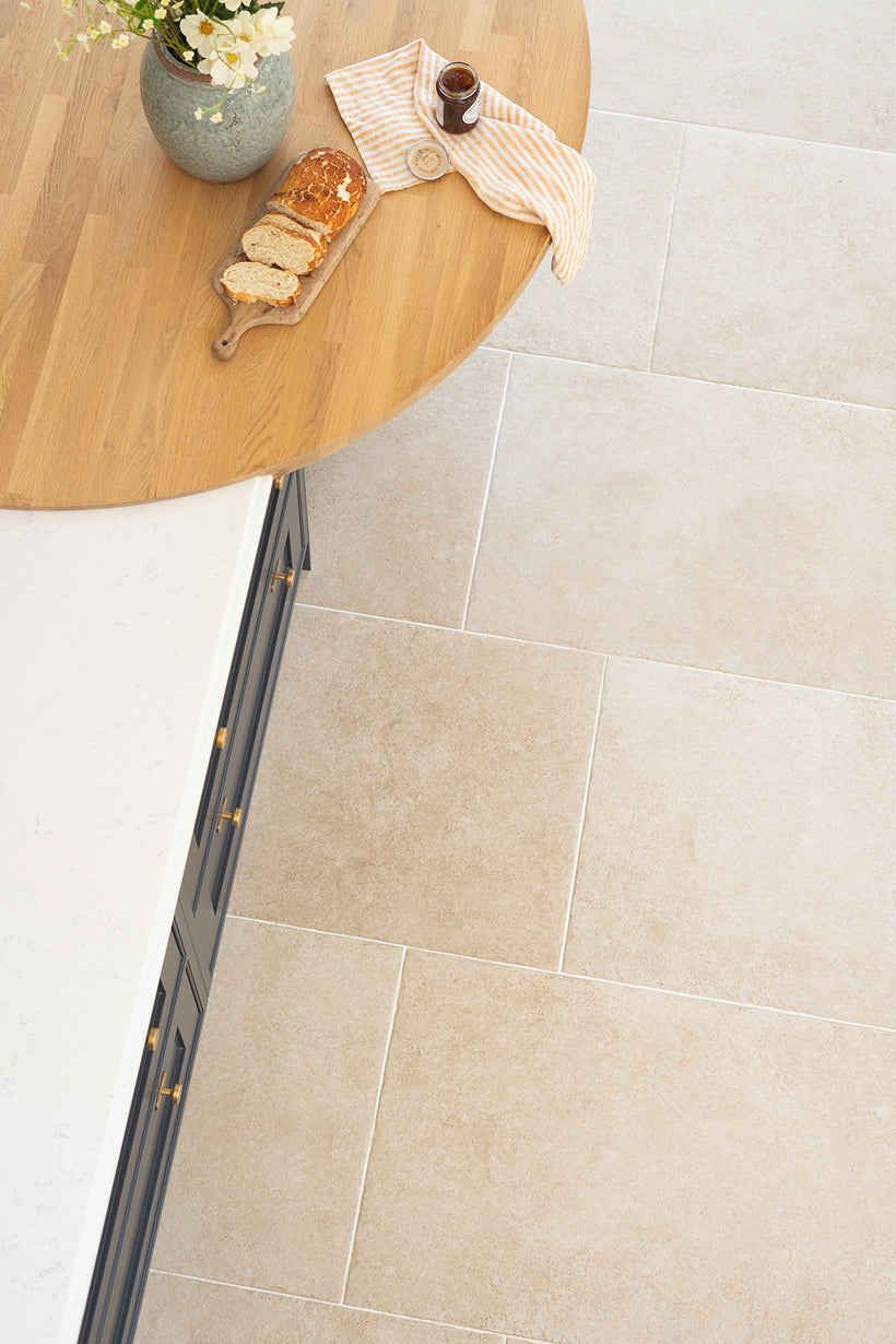 Ancroft Beige Stone Effect Porcelain Tiles