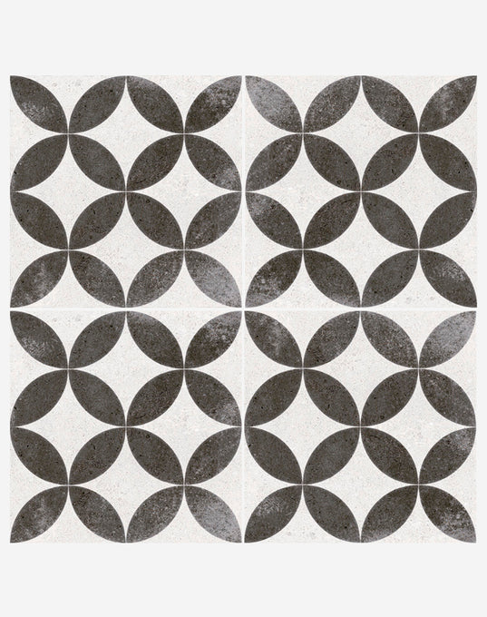 Arles Mono Decorative Patterned Tiles
