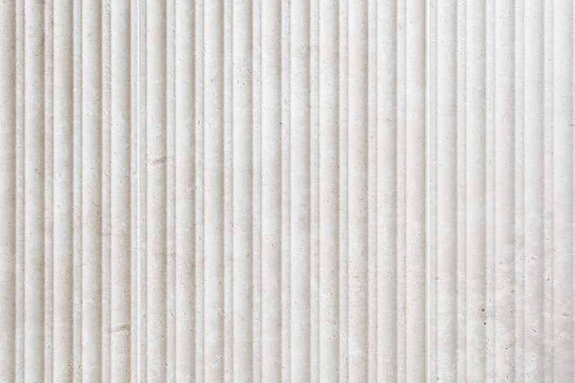 Arlet Cloud Travertine Effect Fluted Wall Tiles