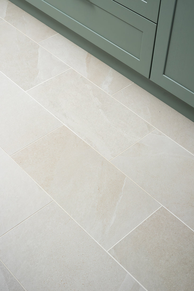 Arlington Light Mist Stone Effect Porcelain Tiles