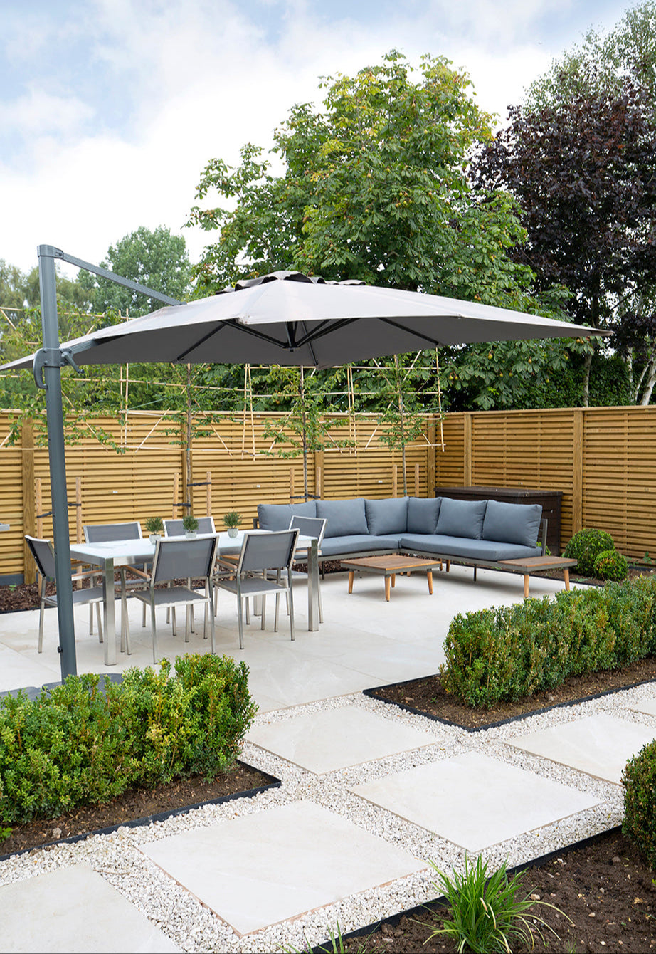 Arlington Light Mist Stone Effect Porcelain Pavers