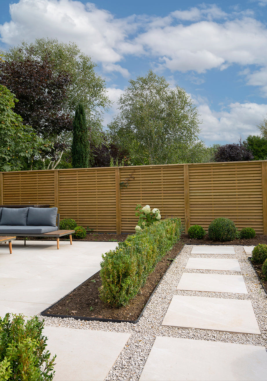 Arlington Light Mist Stone Effect Porcelain Pavers