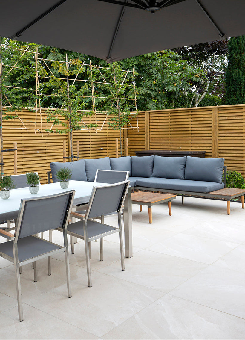 Arlington Light Mist Stone Effect Porcelain Pavers