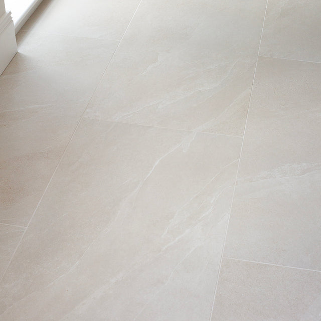 Arlington Light Mist Stone Effect Porcelain Tiles