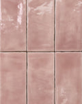 Job Lot 4m2 - Arta Rosewater Gloss Brick Tiles