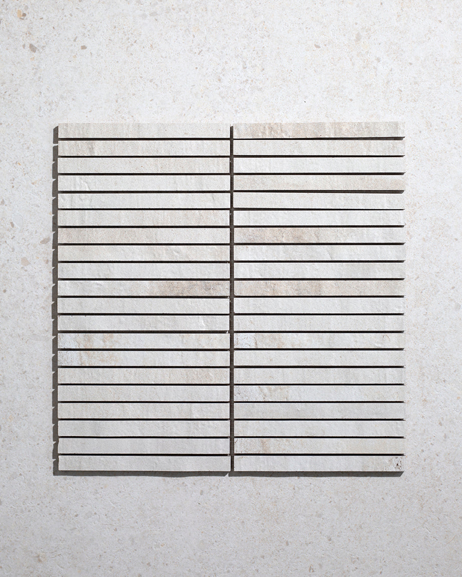 Artisan White Stick Mosaic Tiles