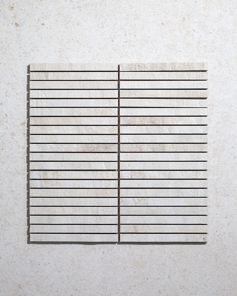 Artisan White Stick Mosaic Tiles