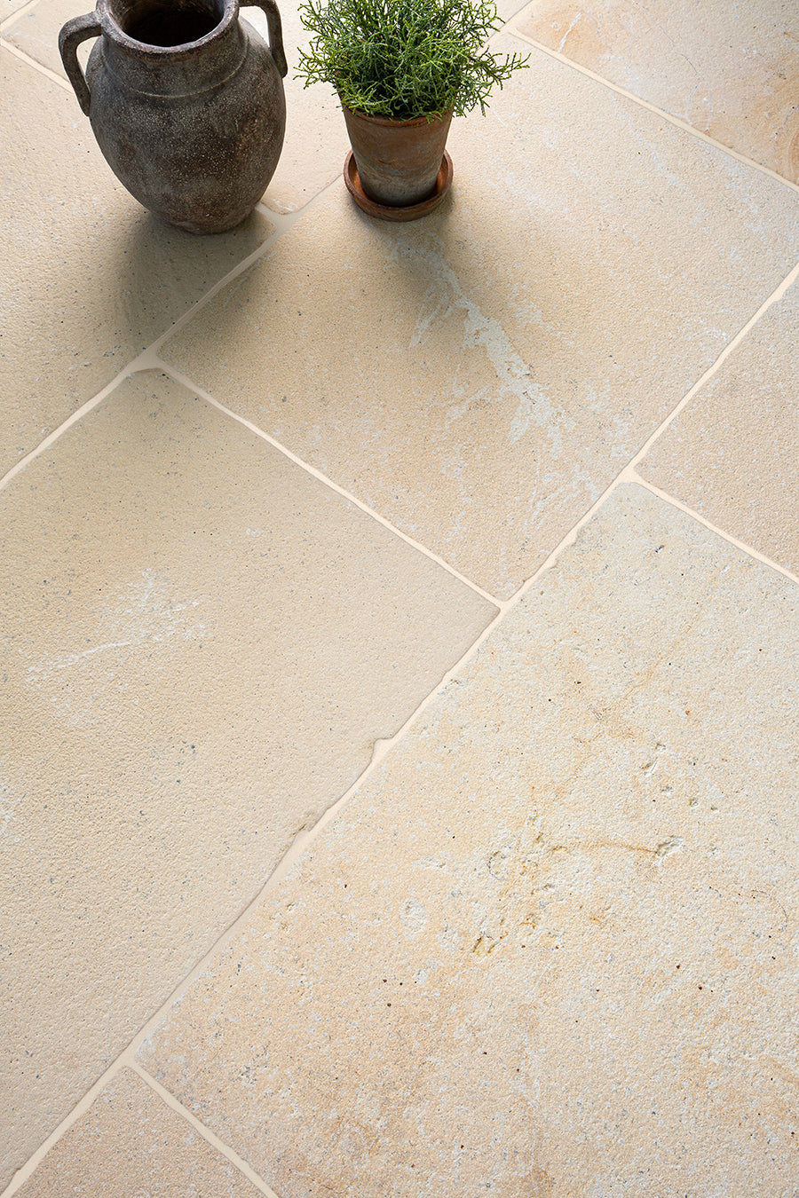 Bamford Beige Softly Aged Limestone Paving