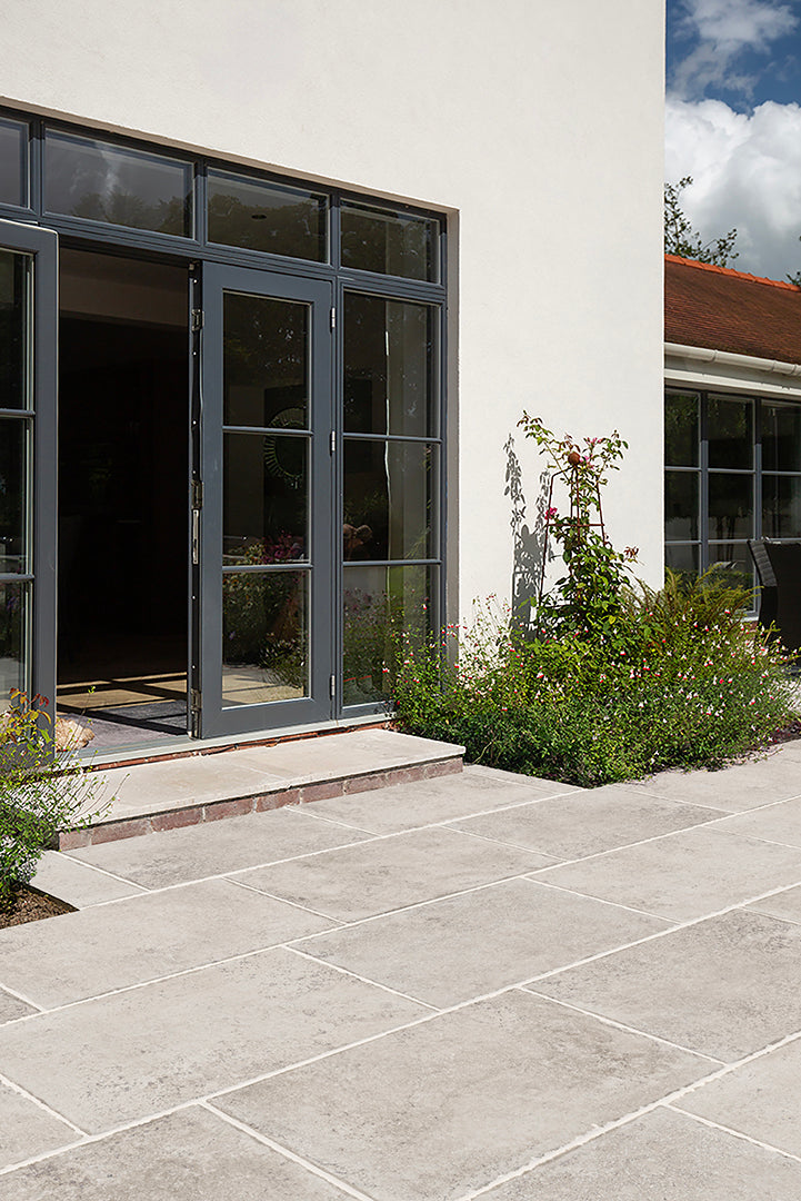Bayonne Light Rustique Stone Effect Porcelain Pavers