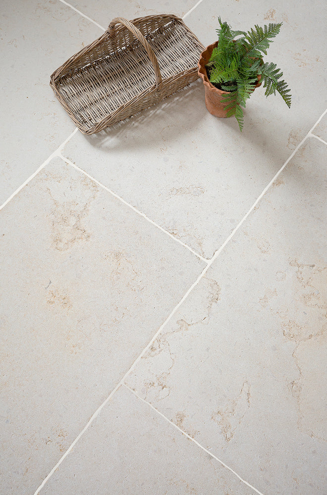 Beaulierre Softly Worn Limestone Pavers