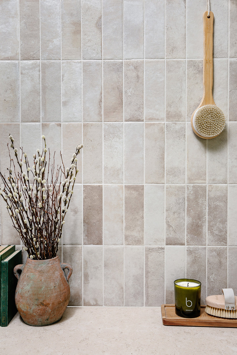 Campello Bianco Metro Terracotta Effect Tiles