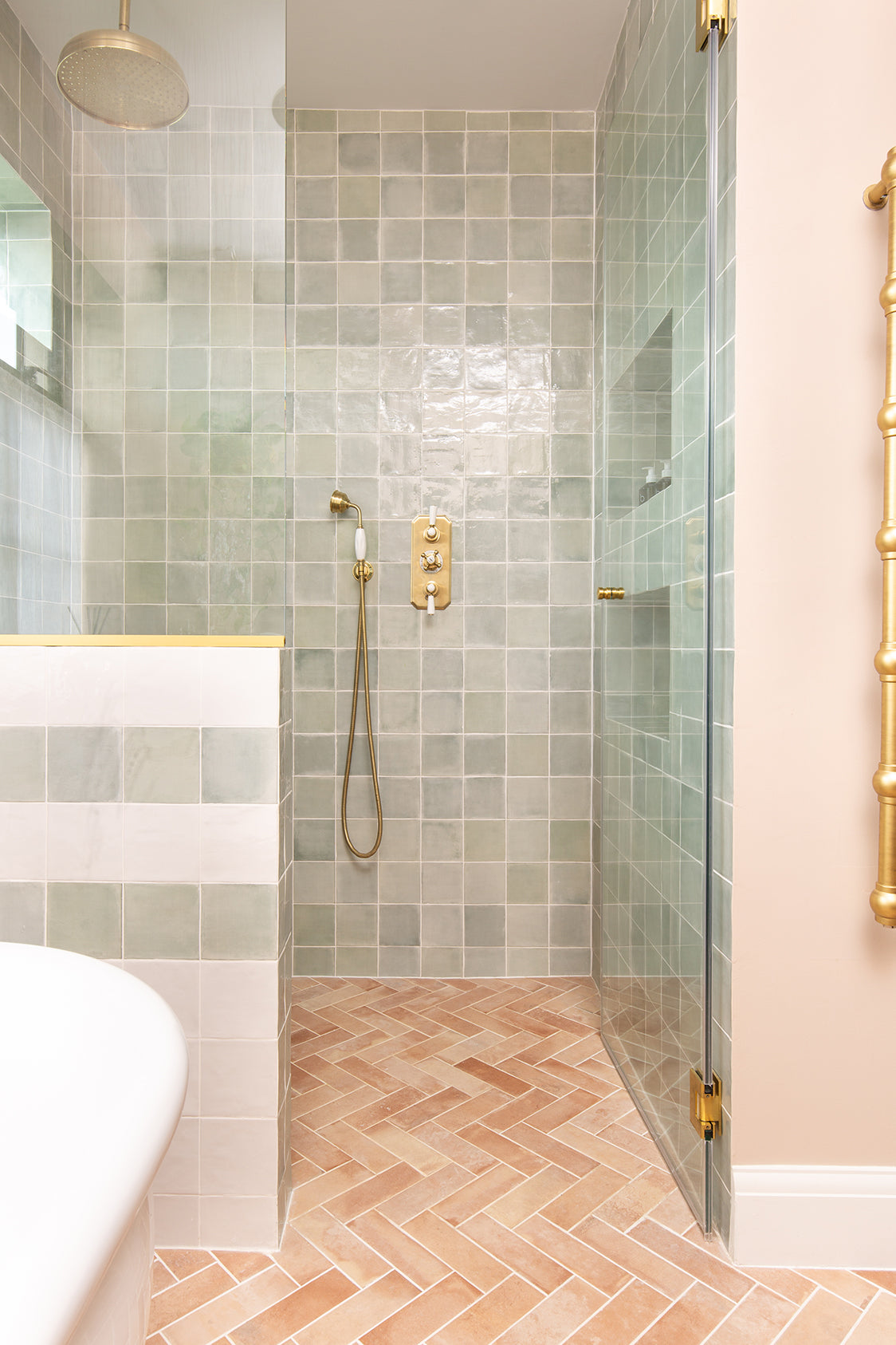 Pastello® Seashell Gloss Square Tiles
