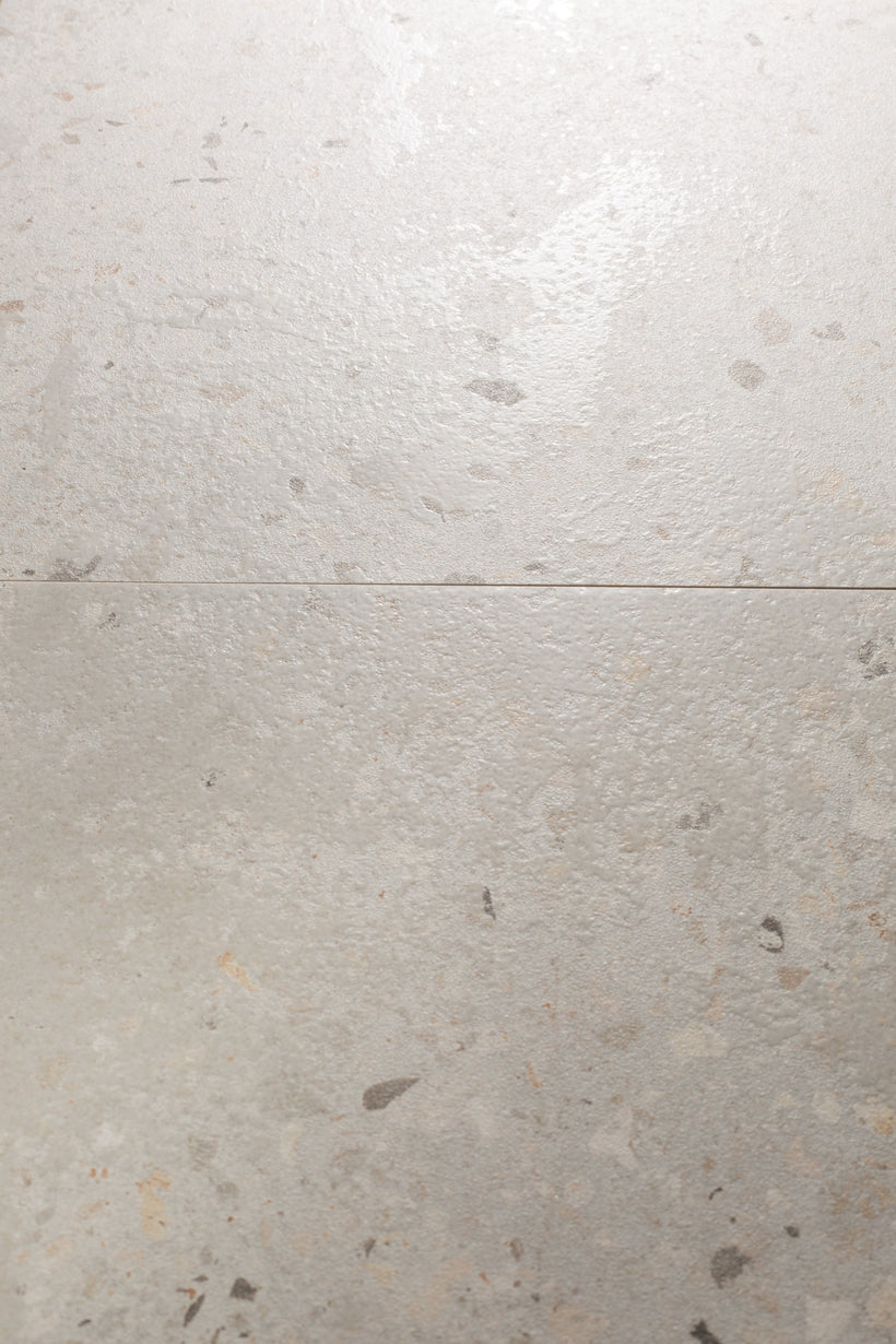 Canyon Chalk Terrazzo Effect Porcelain Tiles