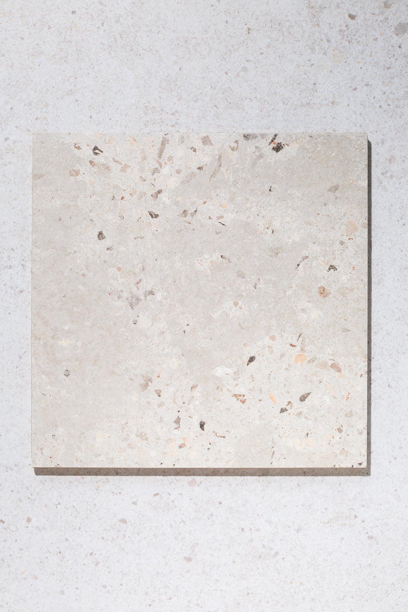 Canyon Chalk Terrazzo Effect Porcelain Tiles