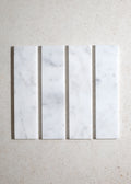 Carrara Bianco Honed Marble Metro Tiles