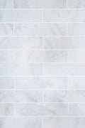 Carrara Bianco Honed Marble Metro Tiles