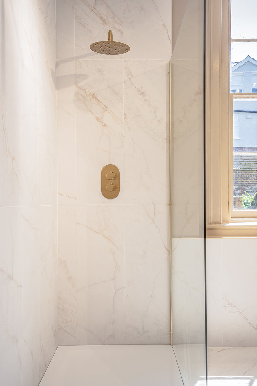 Carrara Rosa Pink Marble Effect Wall Tiles