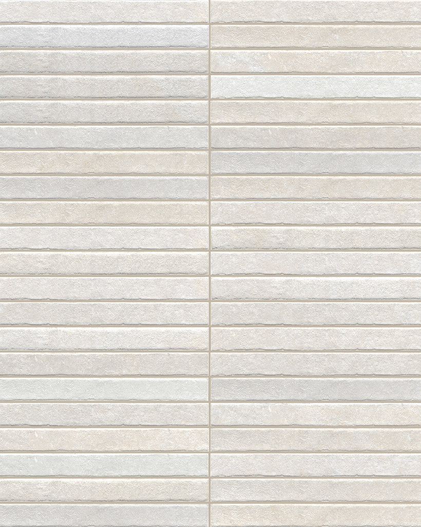 Castello Ivory Tumbled Herringbone Porcelain Tiles