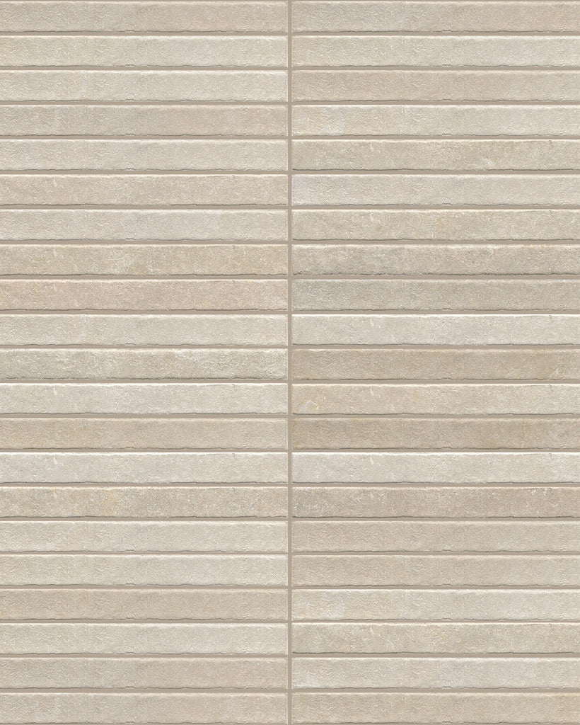 Castello Sand Tumbled Herringbone Porcelain Tiles