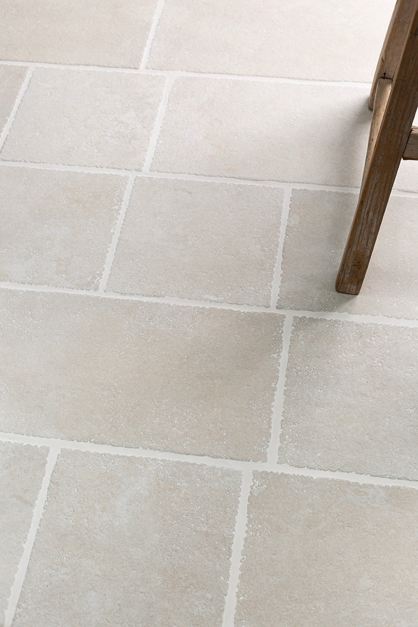 Castello Ivory Tumbled Porcelain Tiles