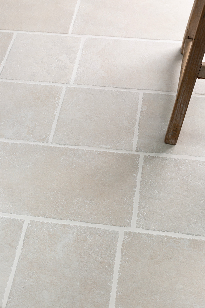 Castello Ivory Tumbled Porcelain Tiles