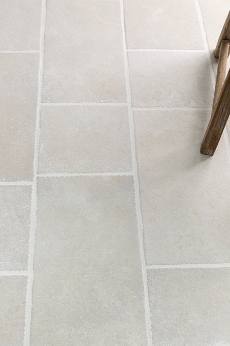 Castello Ivory Tumbled Porcelain Tiles