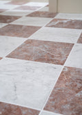 Chalfont Antiqued Red Marble Effect Tiles