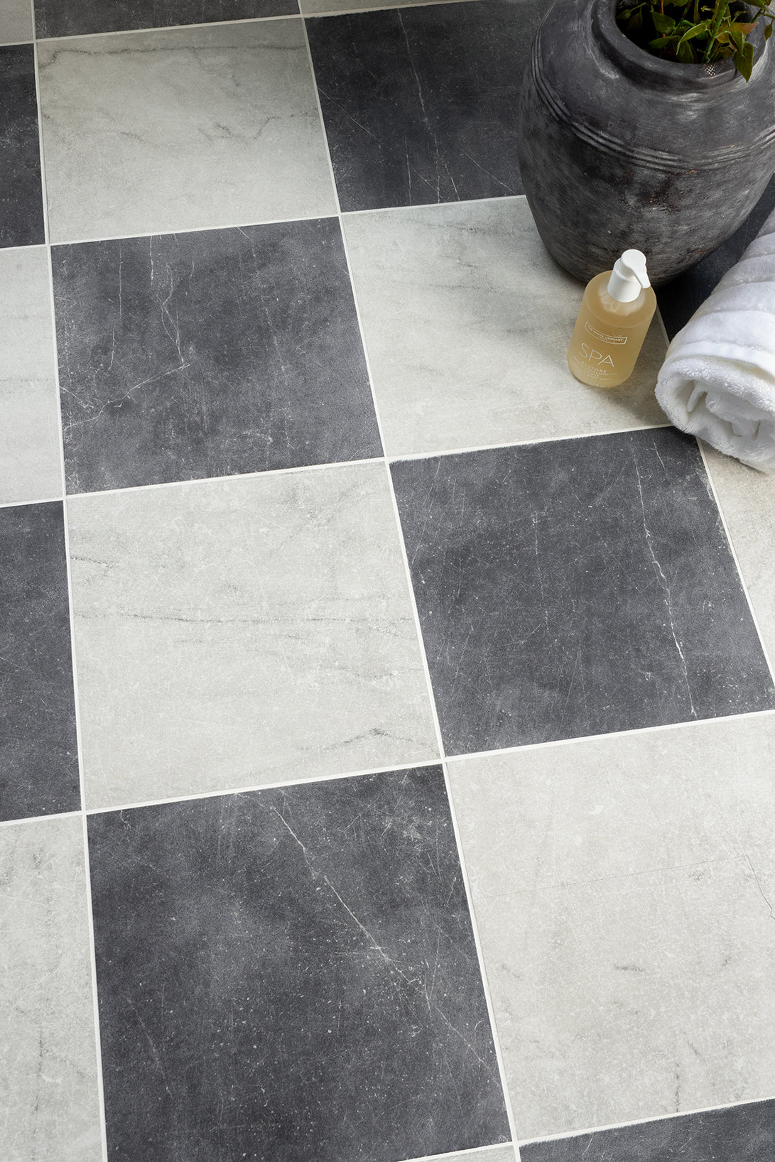 Chalfont Antiqued Black Marble Effect Tiles