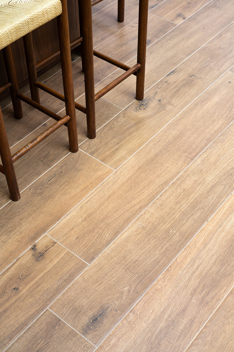 Chatsworth Edwardian Oak Wood Effect Porcelain