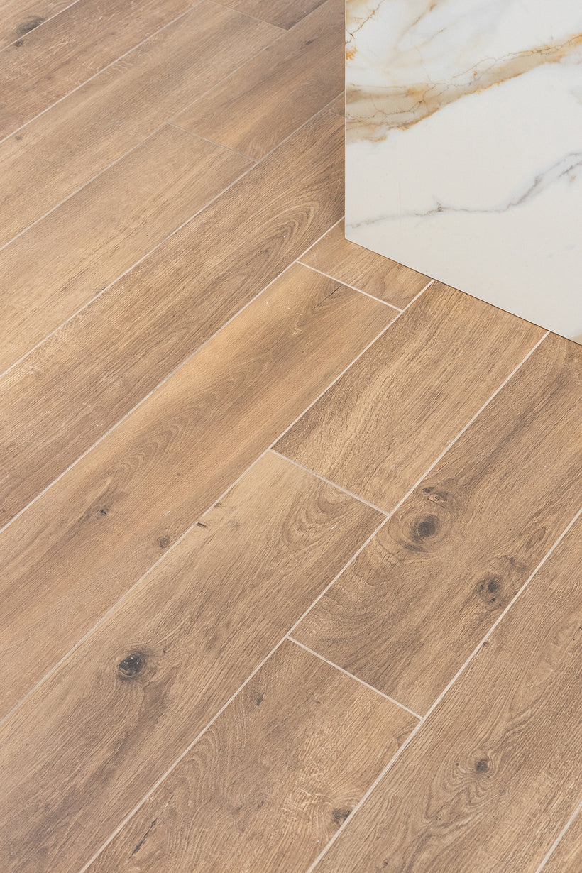Chatsworth Edwardian Oak Wood Effect Porcelain