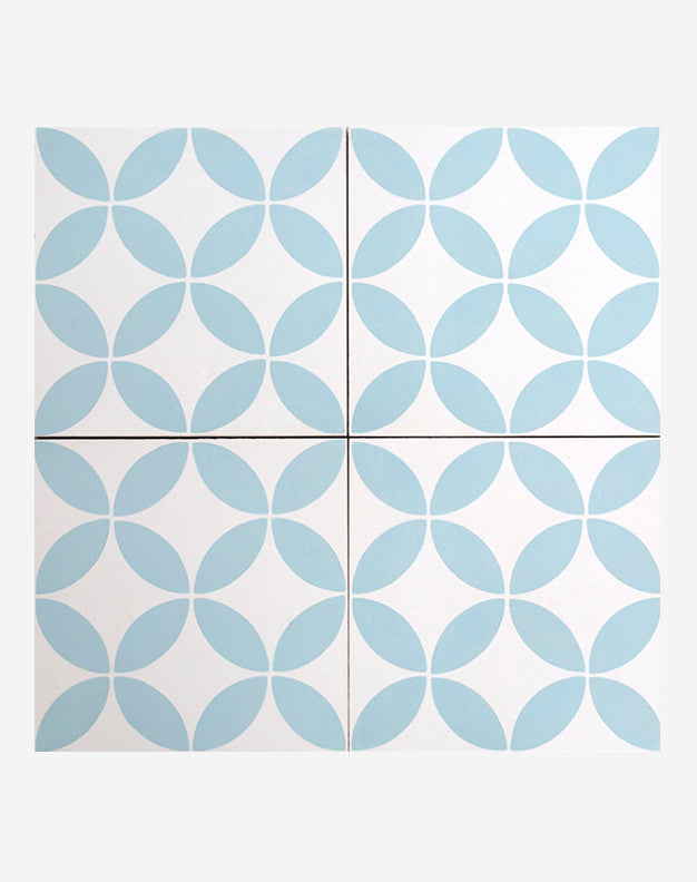 Clarence Blue Encaustic Tiles