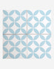 Clarence Blue Encaustic Tiles
