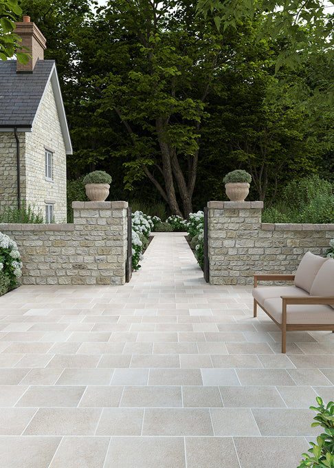 Clariston® Beige Stone Effect Porcelain Cobbles