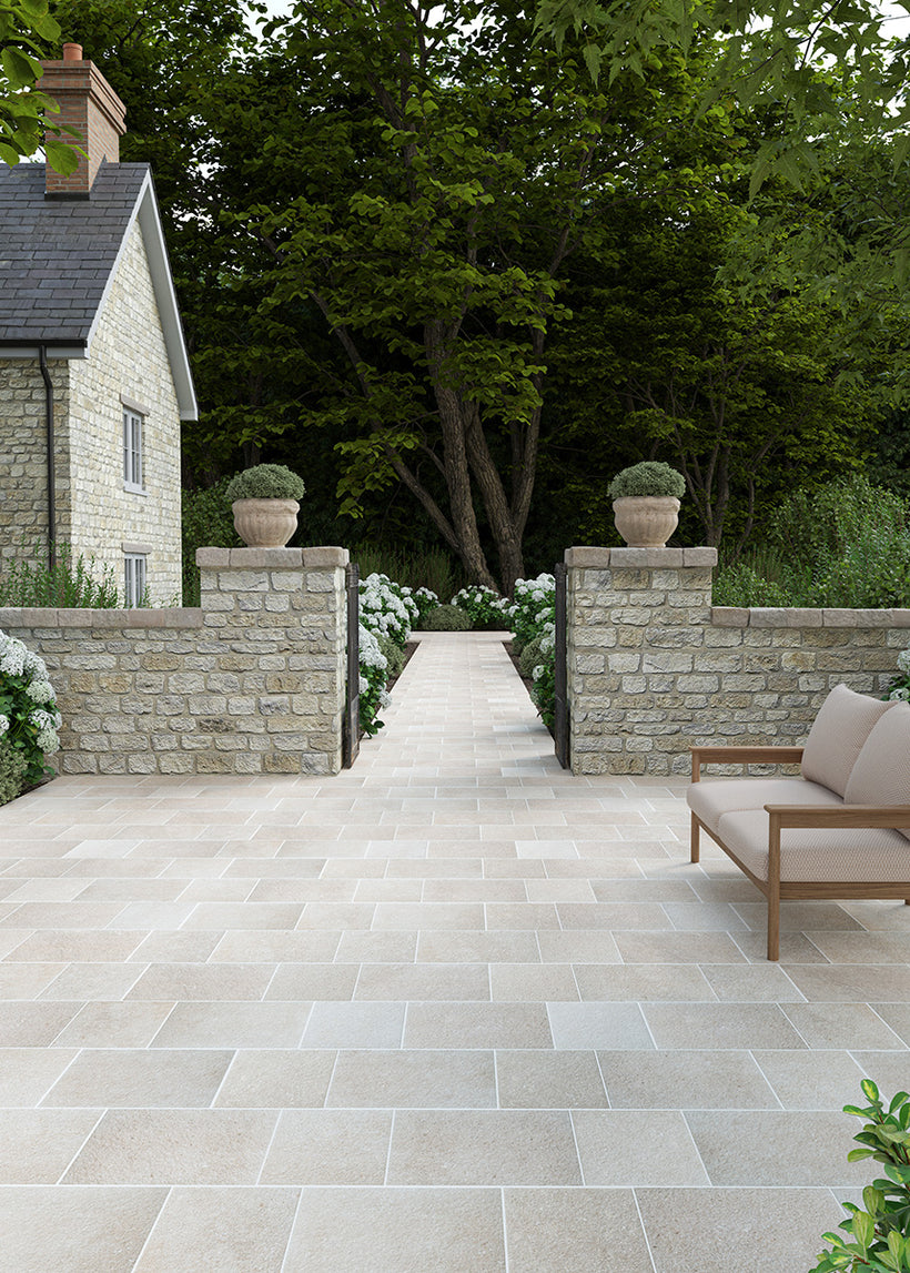 Clariston® Beige Stone Effect Porcelain Cobbles