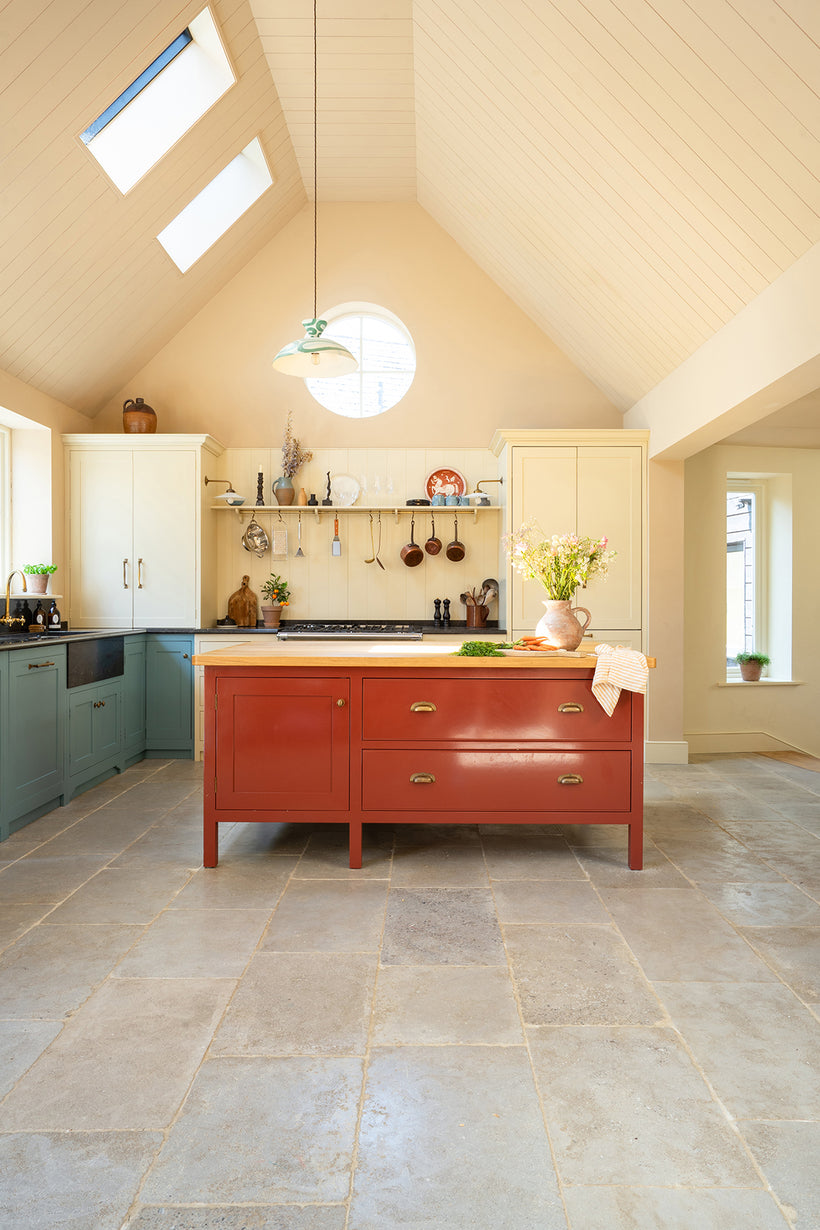 Clermont Gris® Aged Tumbled Limestone Tiles