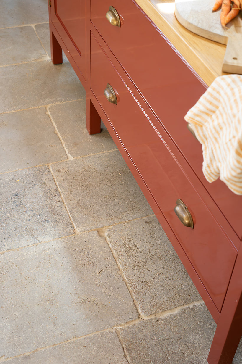 Clermont Gris® Aged Tumbled Limestone Tiles