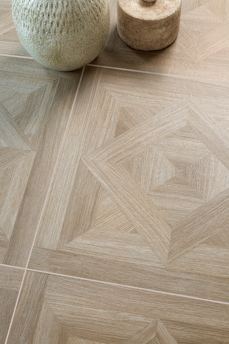 Cranbrook Elm Parquet Wood Effect Porcelain