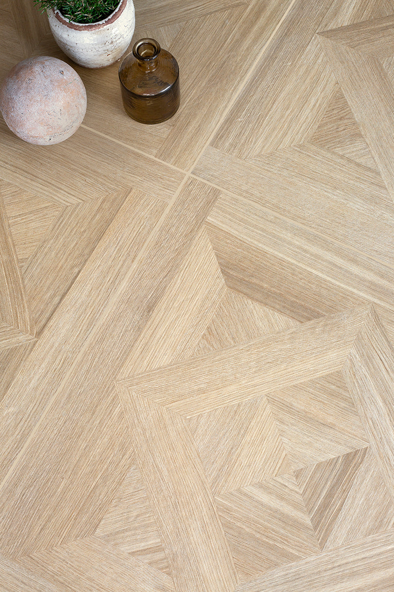 Cranbrook Oak Parquet Wood Effect Porcelain