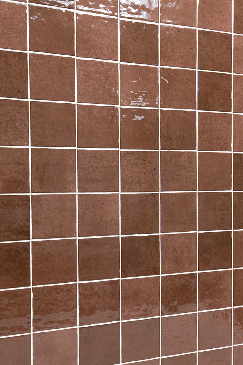 Crilly Truffle Brown Decorative Porcelain Tiles